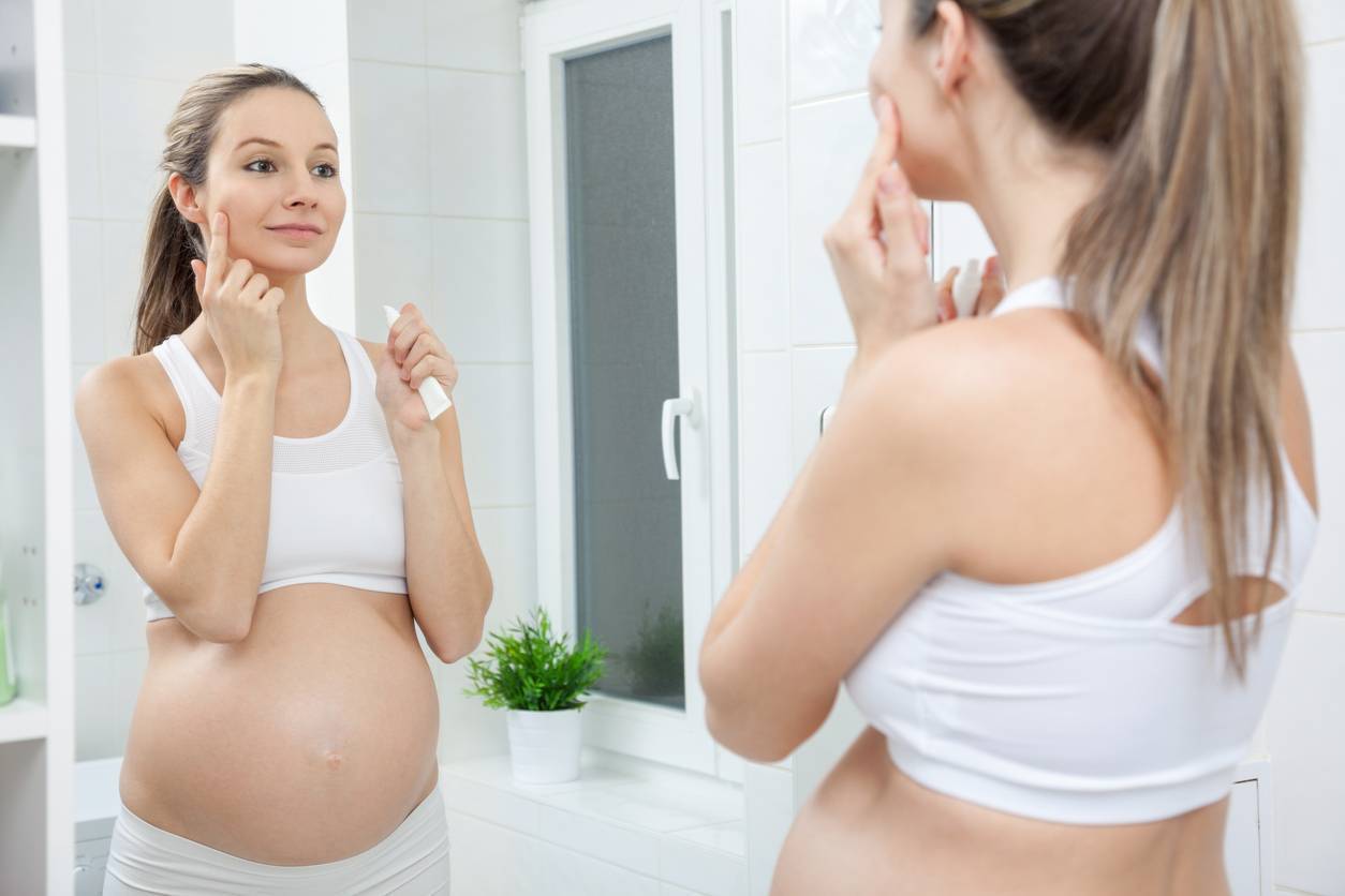 soin visage femme enceinte